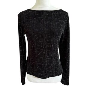 Victoria’s Secret Elegant Black Long Sleeve Top